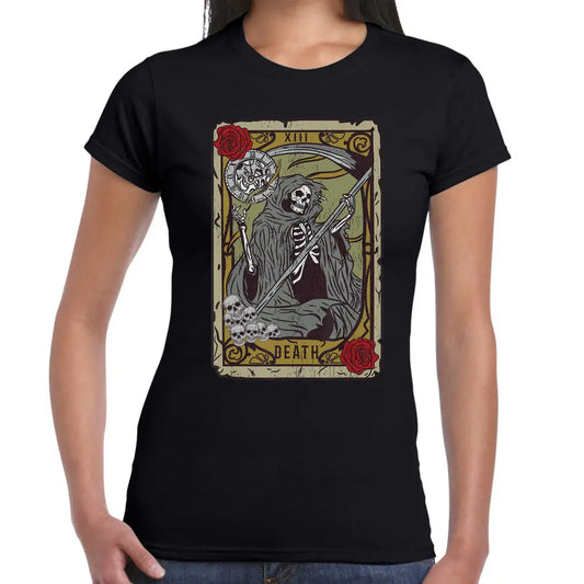 Death Skeleton Rose Ladies T-shirt - Tshirtpark.com