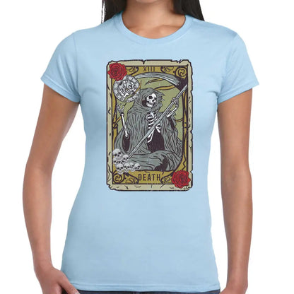 Death Skeleton Rose Ladies T-shirt - Tshirtpark.com