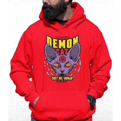 Demon Cat Colour Hoodie - Tshirtpark.com