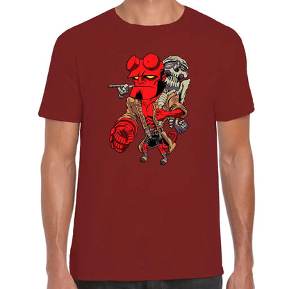 Devil Boy Skeleton T-Shirt - Tshirtpark.com