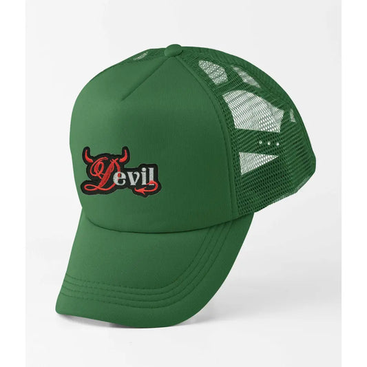 Devil Slogan Trucker Cap - Tshirtpark.com