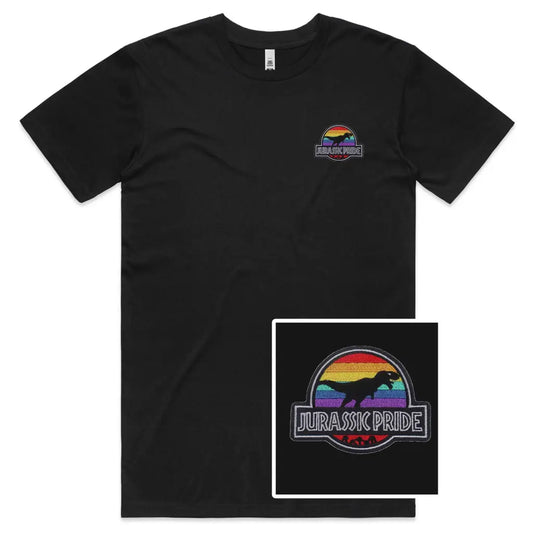 Dino Pride Embroidered T-Shirt - Tshirtpark.com