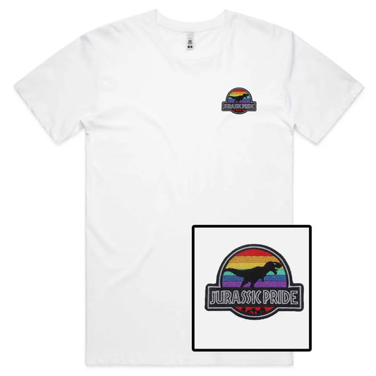 Dino Pride Embroidered T-Shirt - Tshirtpark.com