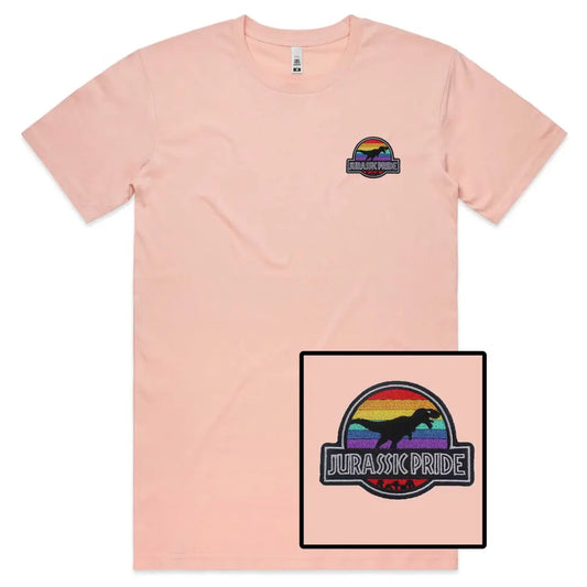 Dino Pride Embroidered T-Shirt - Tshirtpark.com