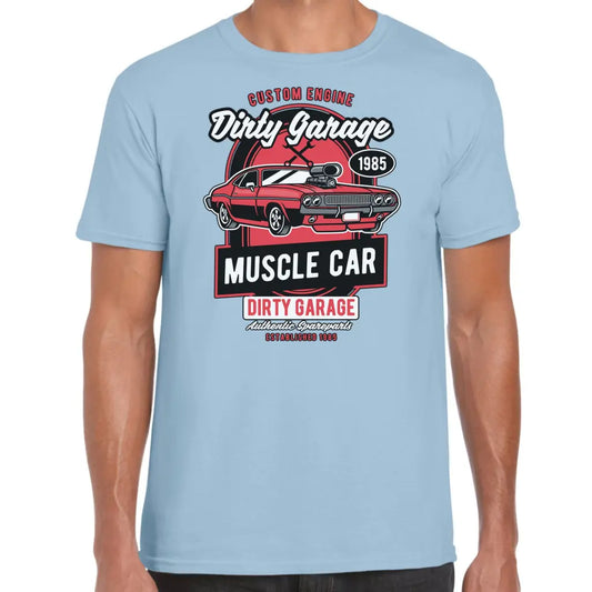 Dirty Garage Muscle Car T-Shirt - Tshirtpark.com