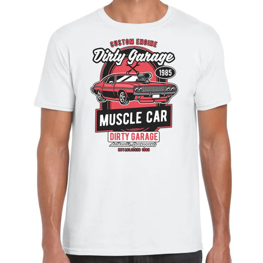 Dirty Garage Muscle Car T-Shirt - Tshirtpark.com