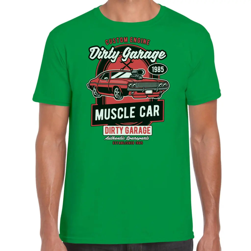 Dirty Garage Muscle Car T-Shirt - Tshirtpark.com