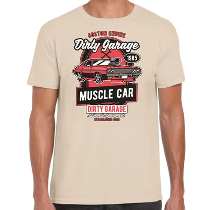 Dirty Garage Muscle Car T-Shirt - Tshirtpark.com