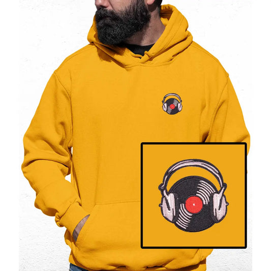 Disk Embroidered Colour Hoodie - Tshirtpark.com