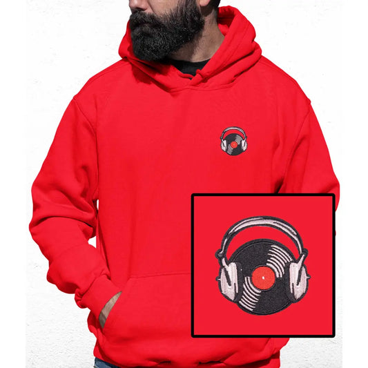 Disk Embroidered Colour Hoodie - Tshirtpark.com