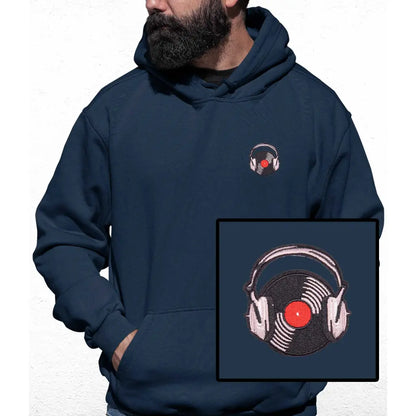 Disk Embroidered Colour Hoodie - Tshirtpark.com