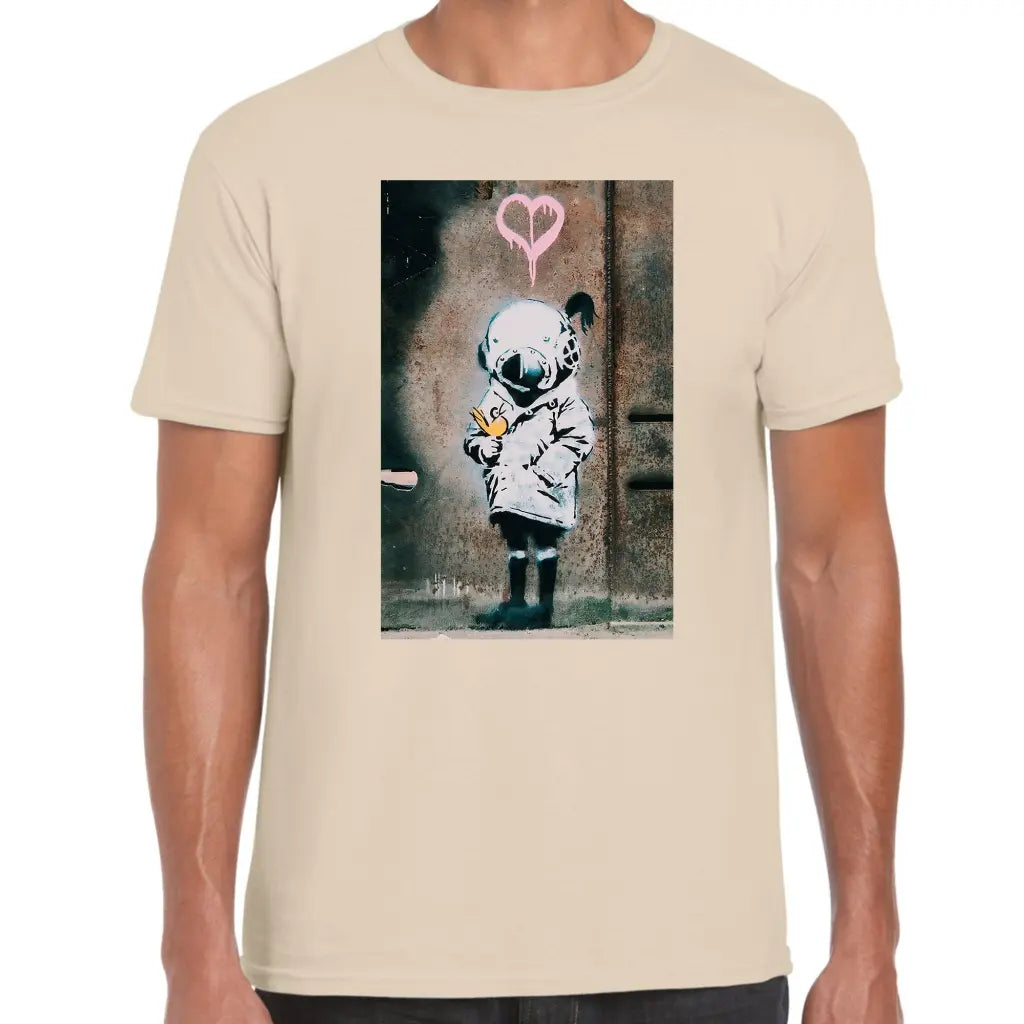 Dive Mask Girl Banksy T-Shirt - Tshirtpark.com