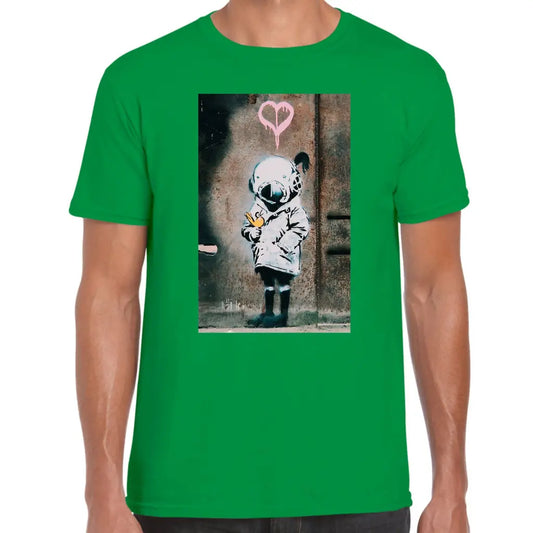 Dive Mask Girl Banksy T-Shirt - Tshirtpark.com