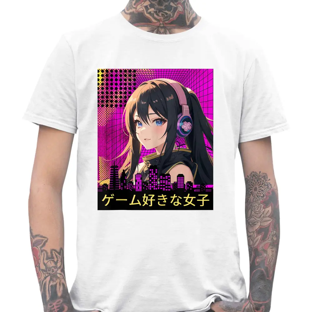 DJ Anime Girl T-Shirt - Tshirtpark.com