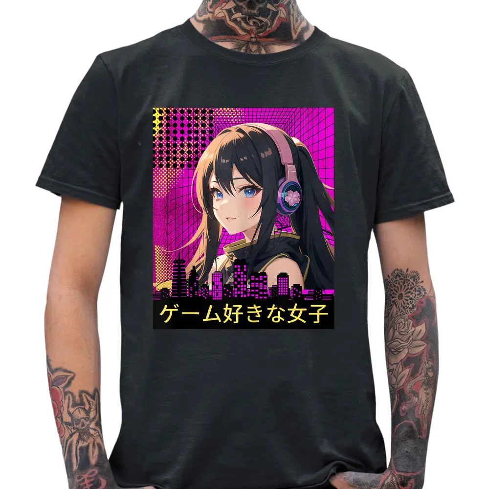 DJ Anime Girl T-Shirt - Tshirtpark.com