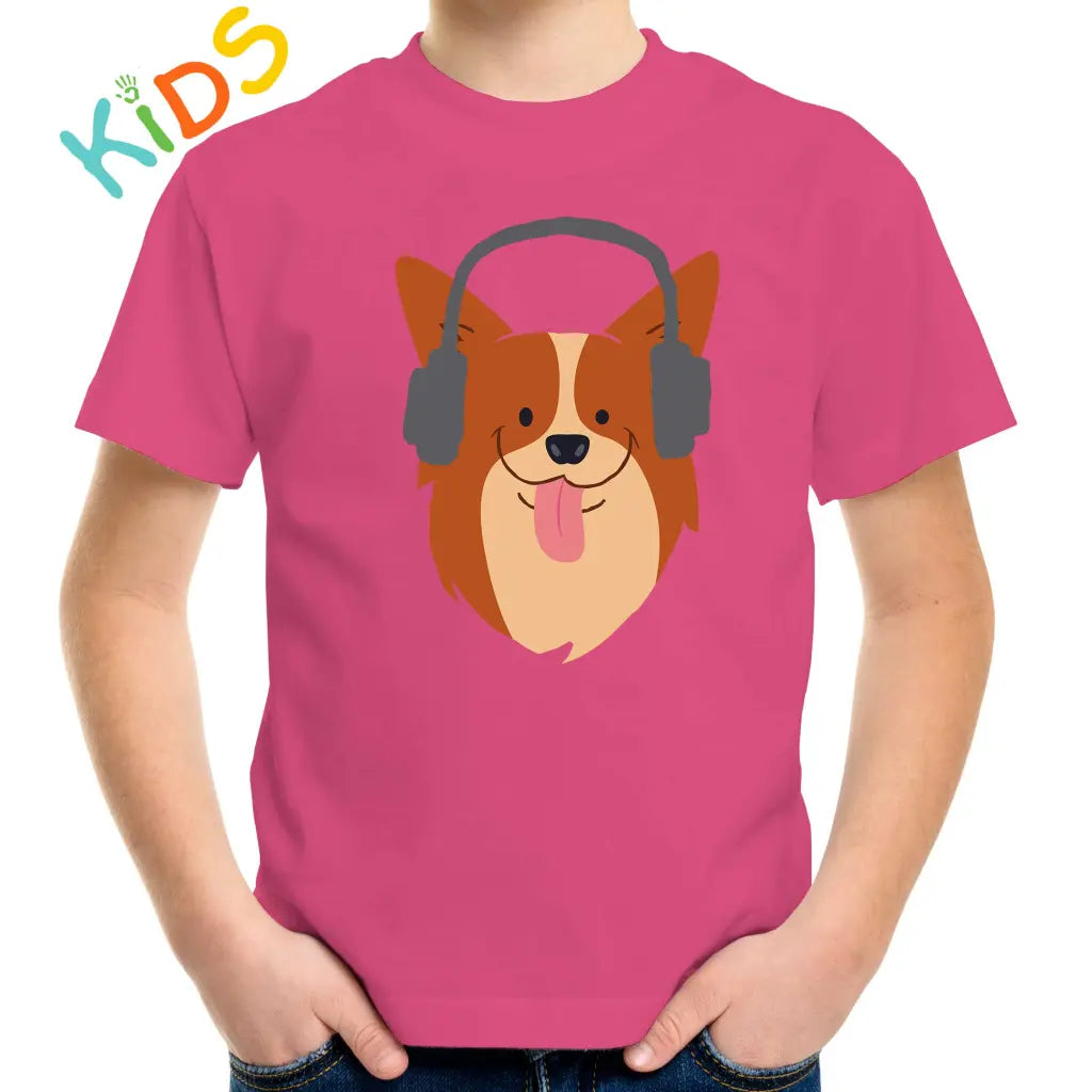 Dog Headphone Kids T-shirt - Tshirtpark.com