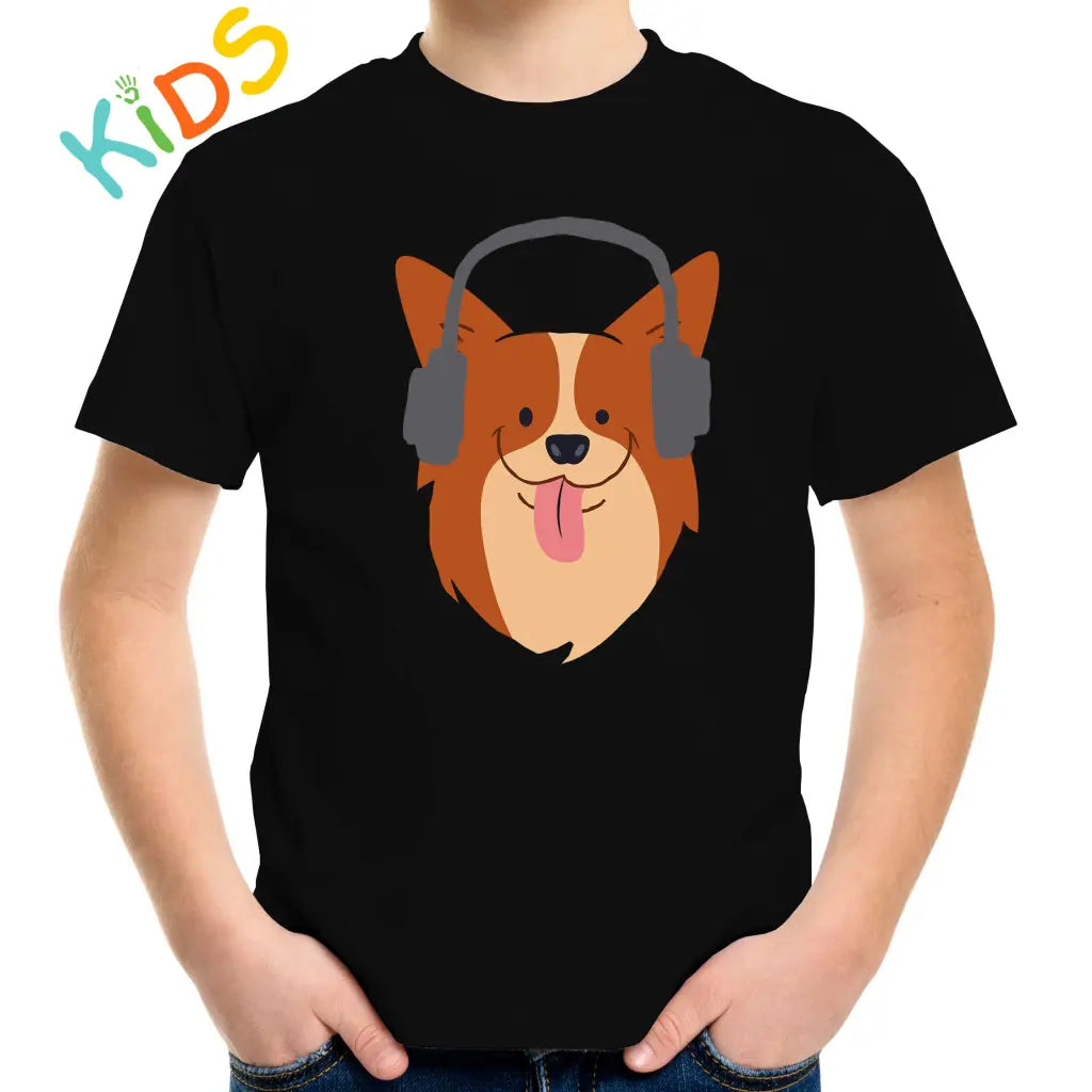 Dog Headphone Kids T-shirt - Tshirtpark.com