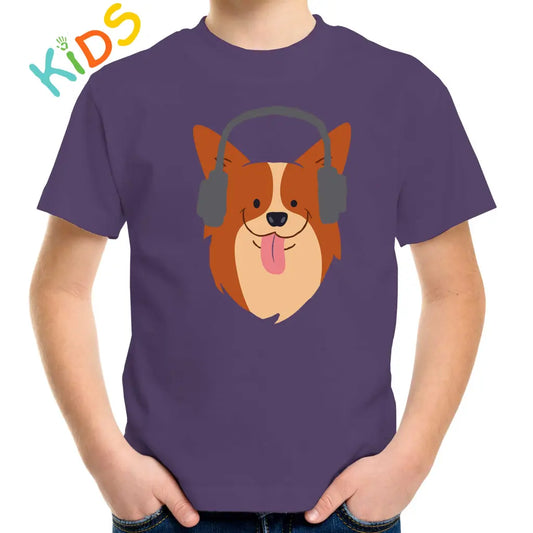 Dog Headphone Kids T-shirt - Tshirtpark.com