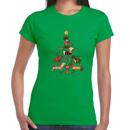 Dog Tree Ladies T-shirt - Tshirtpark.com