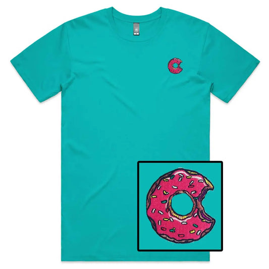 Donut Bite Embroidered T-Shirt - Tshirtpark.com