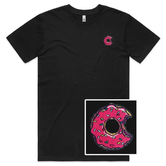 Donut Bite Embroidered T-Shirt - Tshirtpark.com