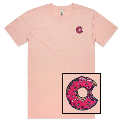 Donut Bite Embroidered T-Shirt - Tshirtpark.com