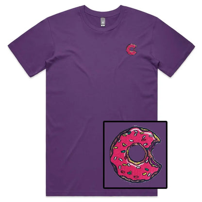 Donut Bite Embroidered T-Shirt - Tshirtpark.com