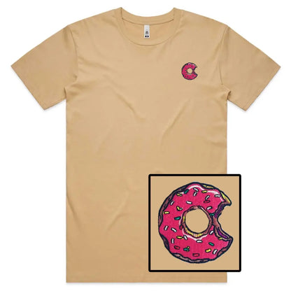 Donut Bite Embroidered T-Shirt - Tshirtpark.com