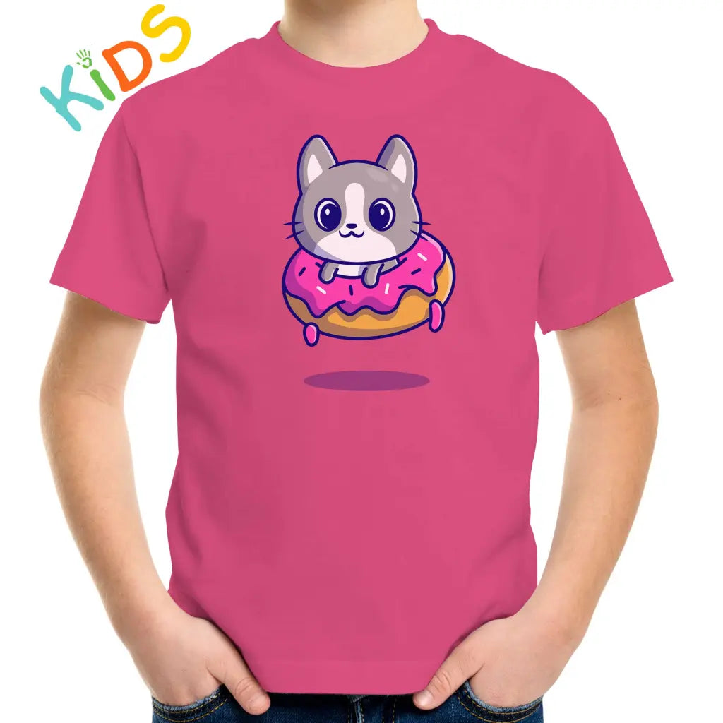 Donut Cat Kids T-shirt - Tshirtpark.com