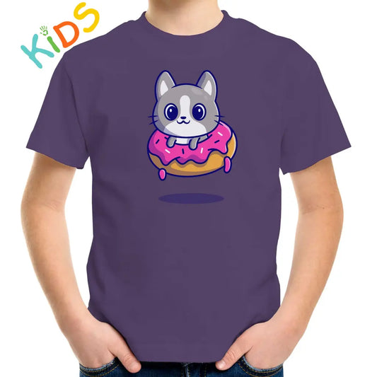 Donut Cat Kids T-shirt - Tshirtpark.com