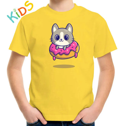 Donut Cat Kids T-shirt - Tshirtpark.com