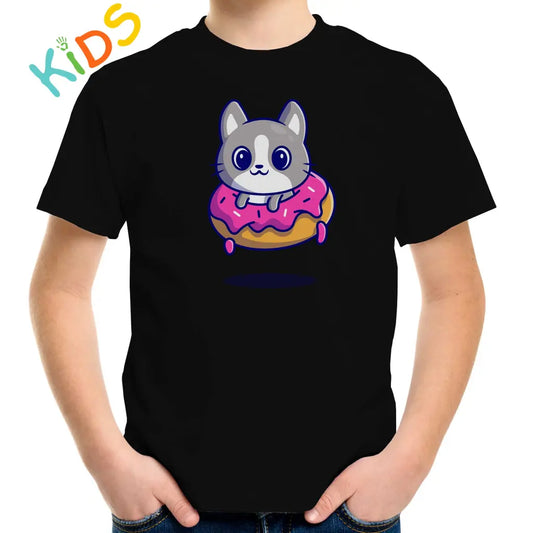 Donut Cat Kids T-shirt - Tshirtpark.com