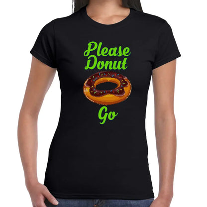 Donut Go Ladies T-shirt - Tshirtpark.com