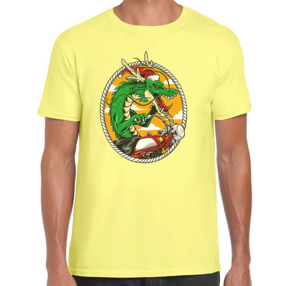 Dragon Biker Santa T-Shirt - Tshirtpark.com