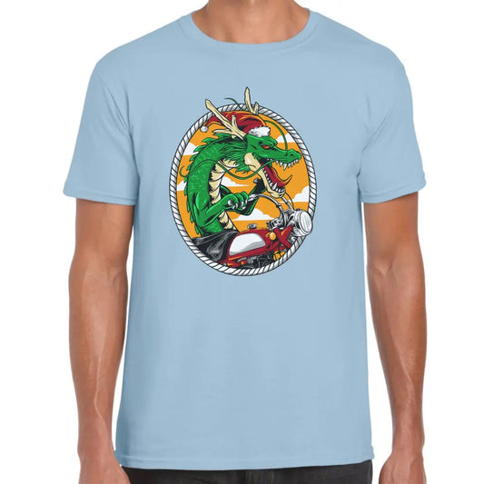 Dragon Biker Santa T-Shirt - Tshirtpark.com