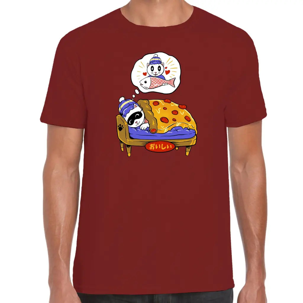 Dreamer Panda Pizza T-Shirt - Tshirtpark.com