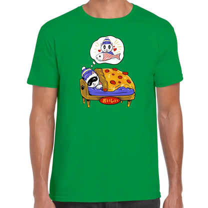 Dreamer Panda Pizza T-Shirt - Tshirtpark.com