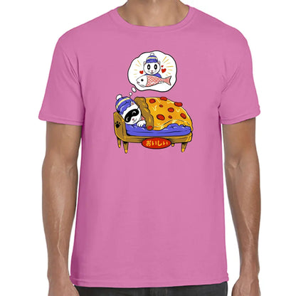 Dreamer Panda Pizza T-Shirt - Tshirtpark.com