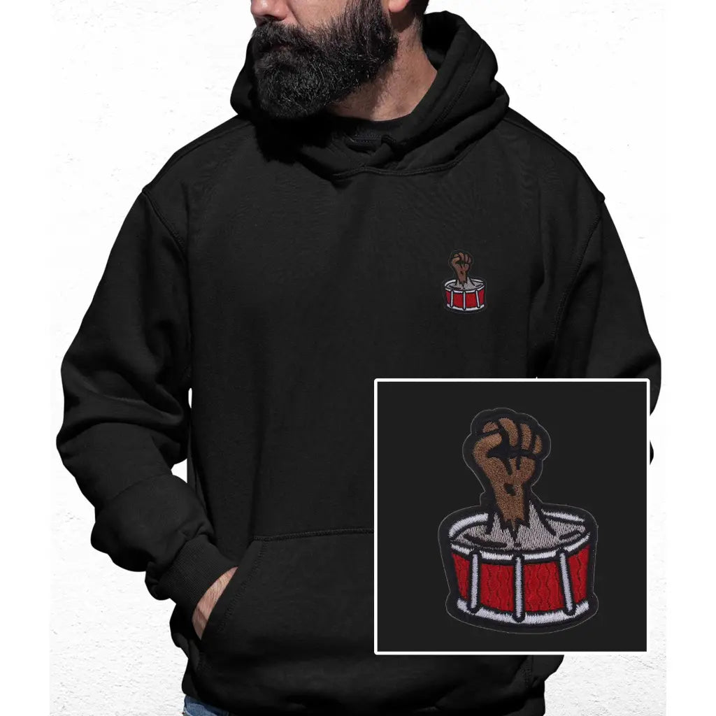 Drum Monster Embroidered Colour Hoodie - Tshirtpark.com