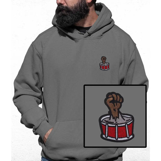 Drum Monster Embroidered Colour Hoodie - Tshirtpark.com