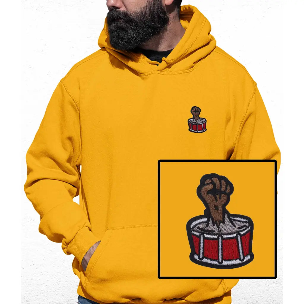 Drum Monster Embroidered Colour Hoodie - Tshirtpark.com