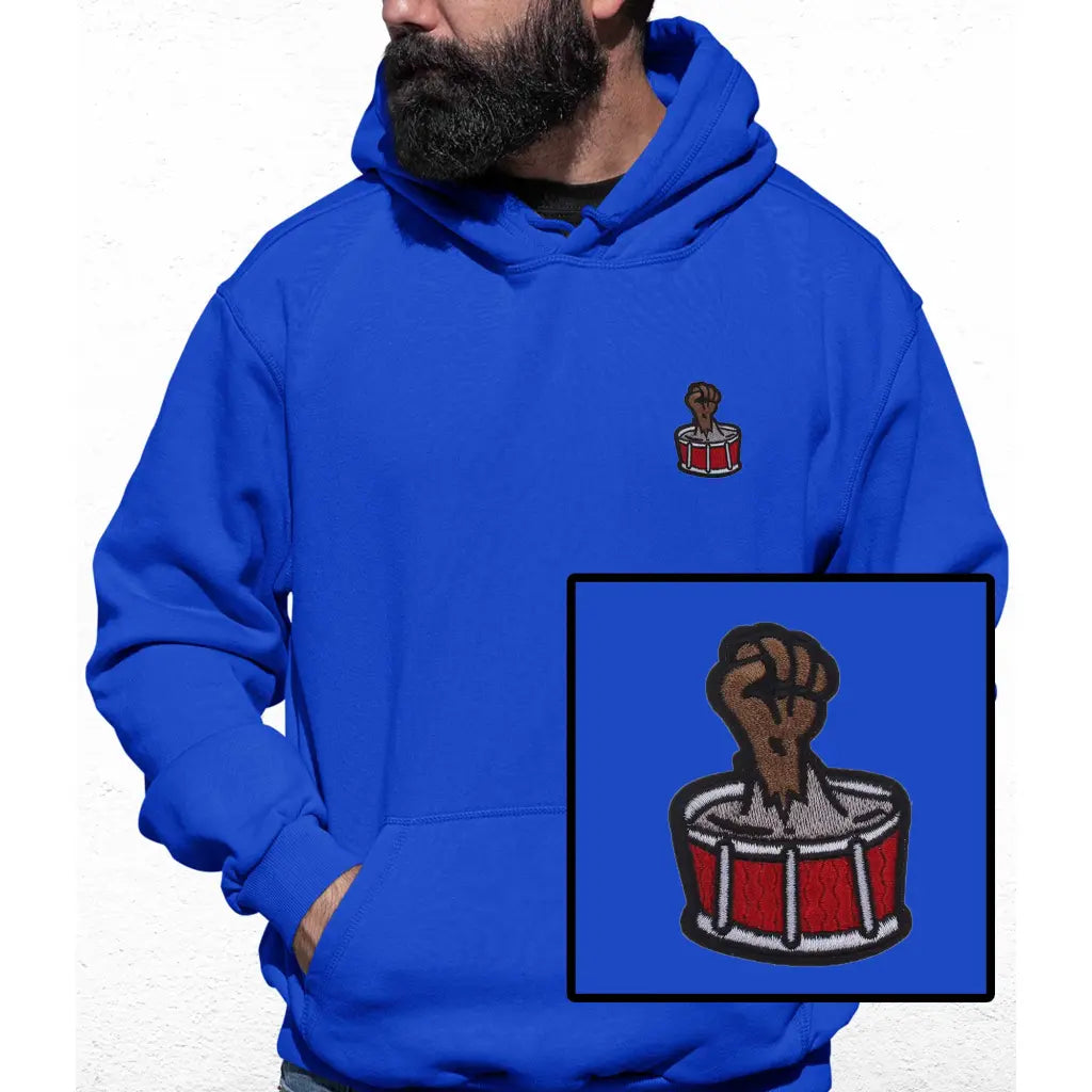 Drum Monster Embroidered Colour Hoodie - Tshirtpark.com