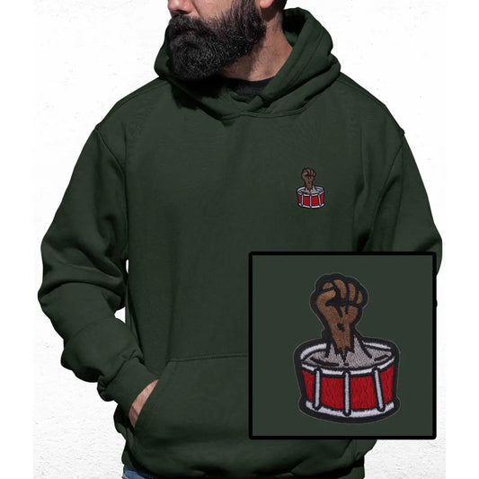 Drum Monster Embroidered Colour Hoodie - Tshirtpark.com
