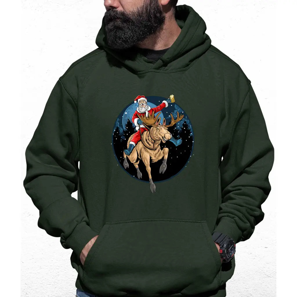 Drunk Santa Colour Hoodie - Tshirtpark.com