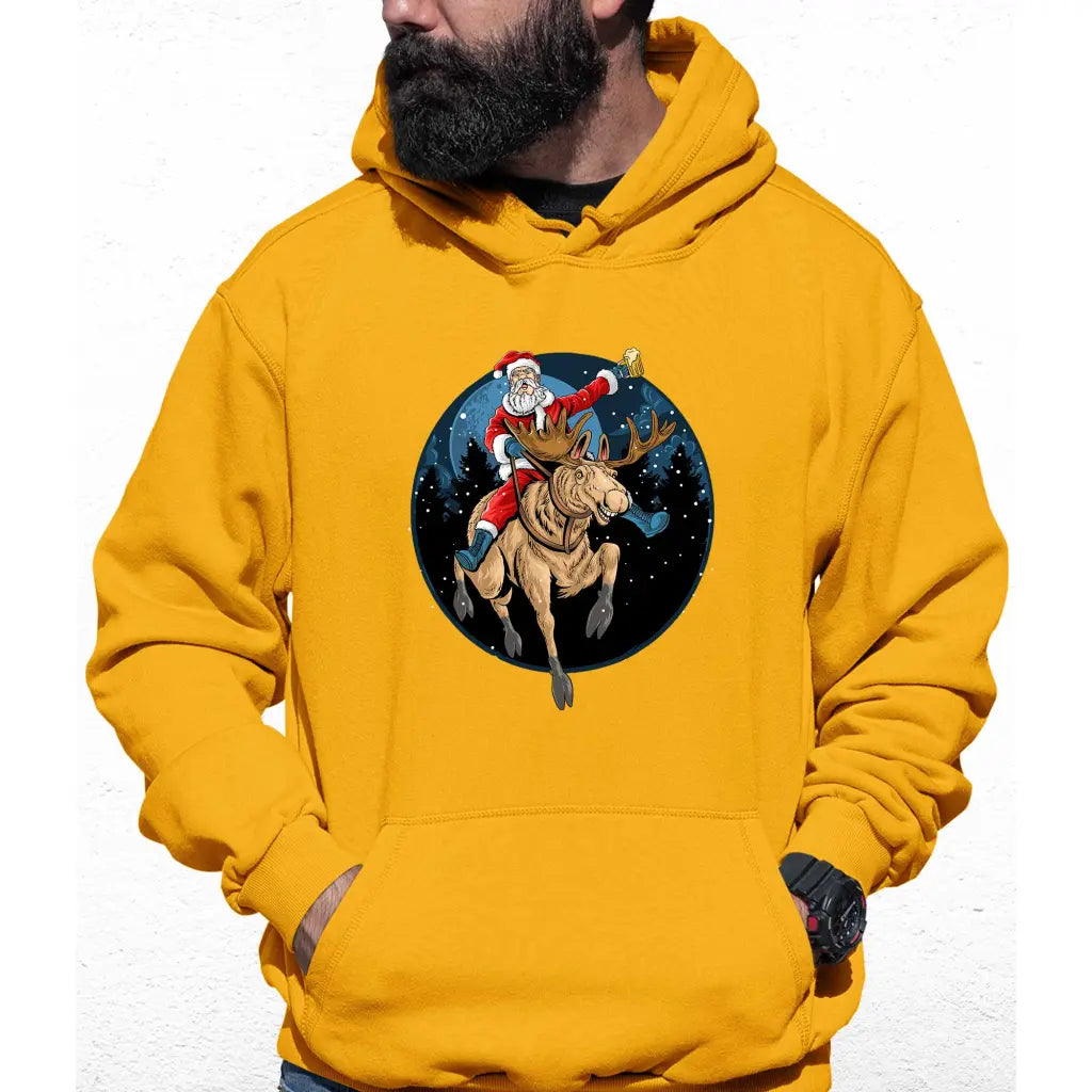 Drunk Santa Colour Hoodie - Tshirtpark.com