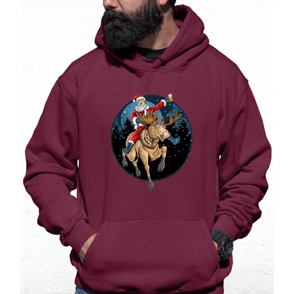 Drunk Santa Colour Hoodie - Tshirtpark.com