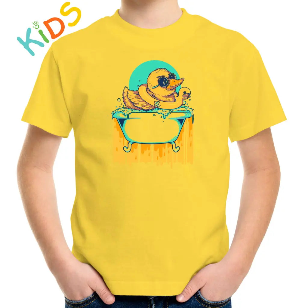 Duck Bath Time Kids T-shirt - Tshirtpark.com