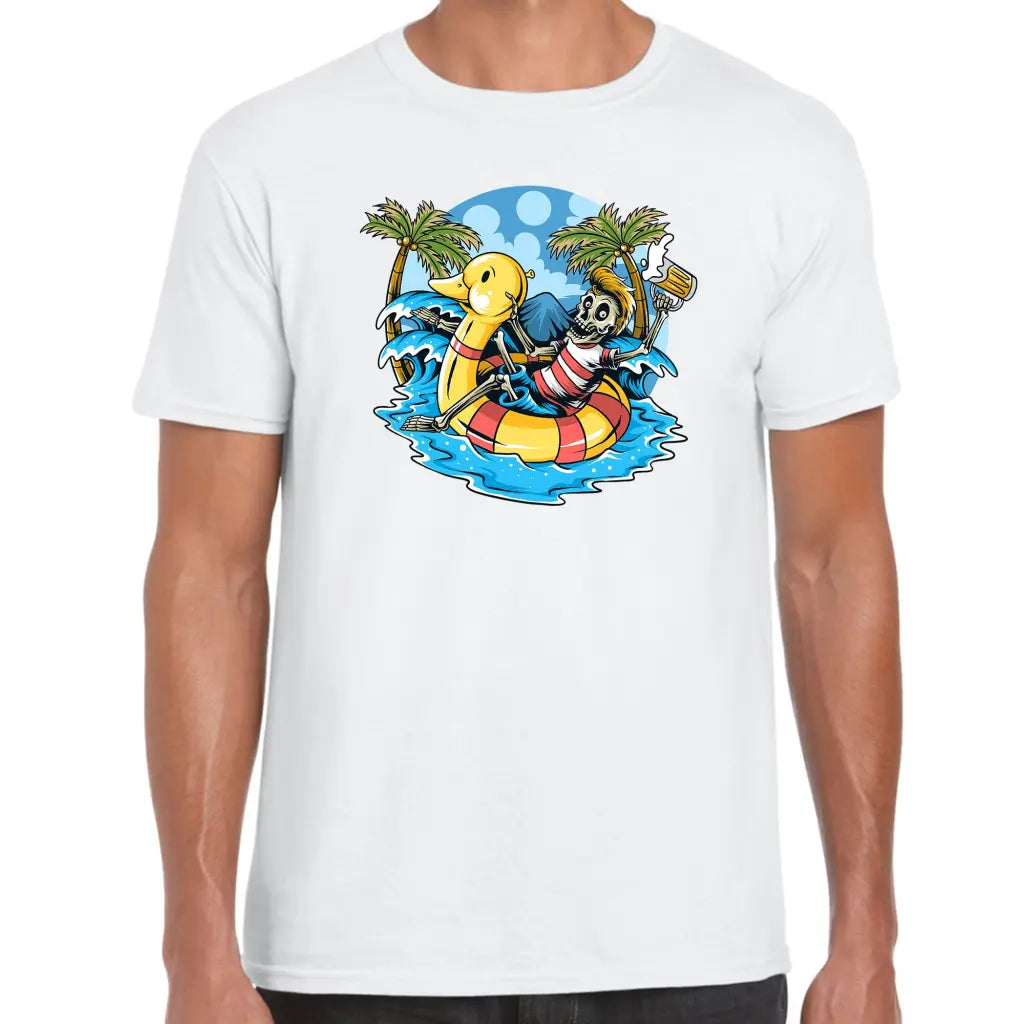 Duck Skeleton Beer T-Shirt - Tshirtpark.com