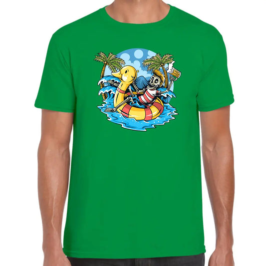 Duck Skeleton Beer T-Shirt - Tshirtpark.com