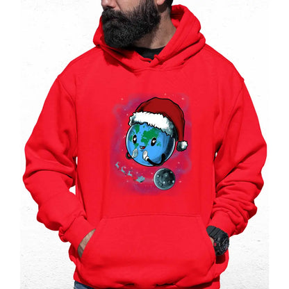 Earth Santa Colour Hoodie - Tshirtpark.com